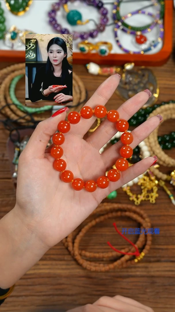 未镶嵌手串南红玛瑙L****t山也出品