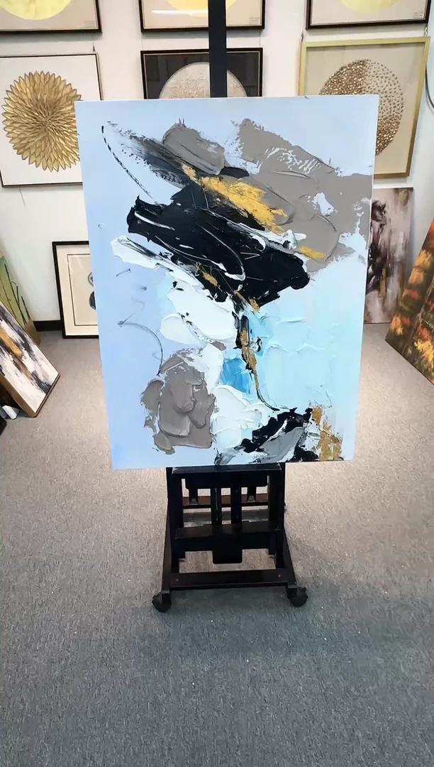 168现代艺术装饰画油画75cm*100cm