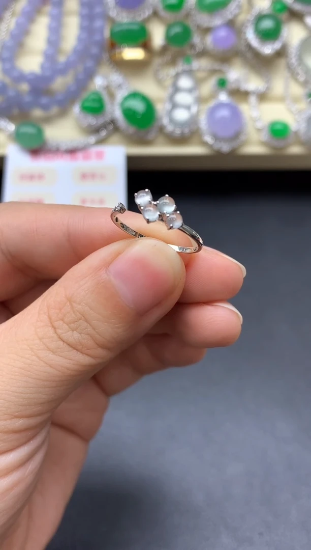 18K金镶嵌戒指翡翠175-中国好珍宝