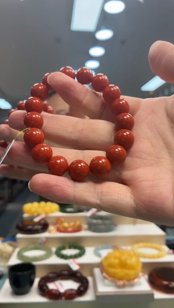 未镶嵌手串南红玛瑙手串12+