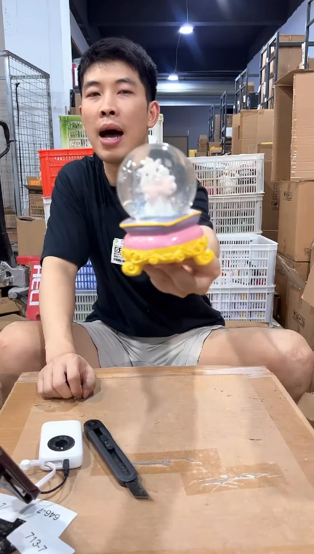 瓷片玛丽猫水晶球