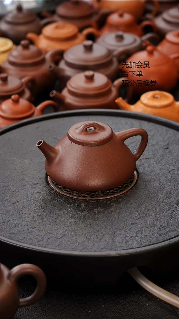 茶壶紫砂微瑕 子冶 188C 原矿平台底槽青