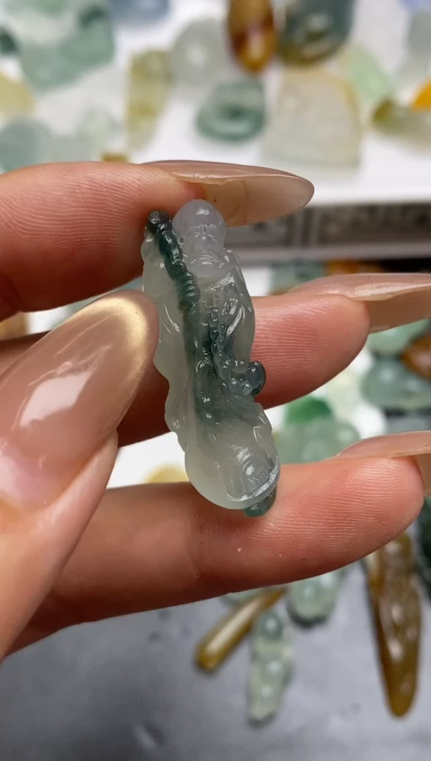 定制翡翠未镶嵌翡翠毛货~