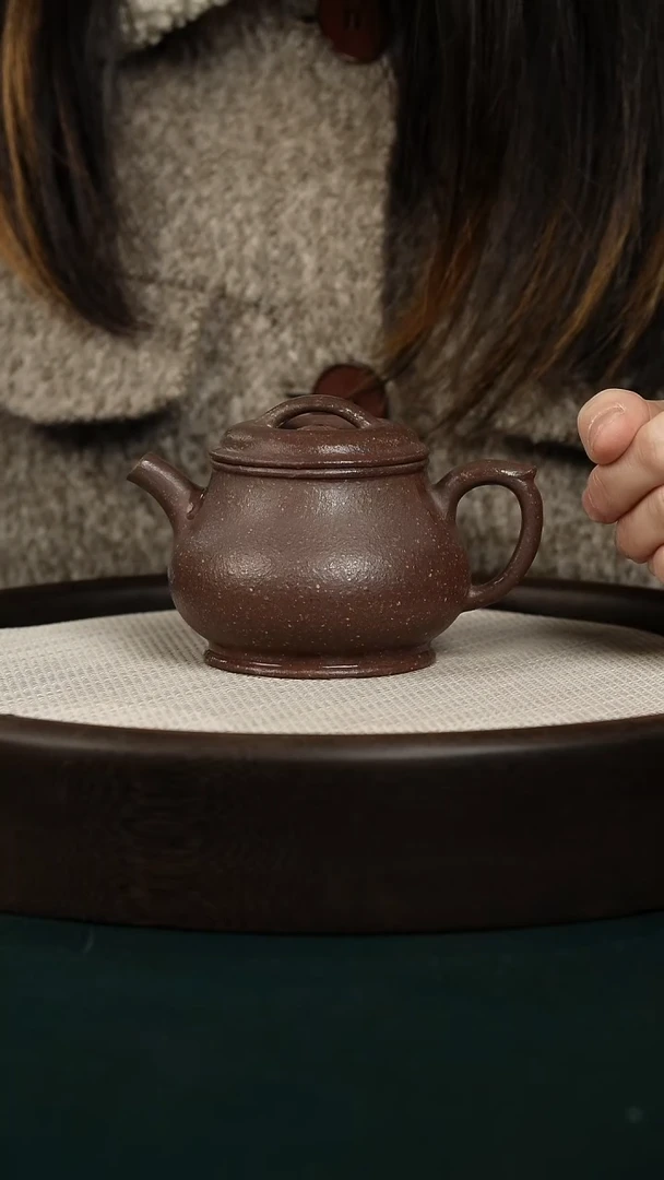 【闪购商品】紫砂茶壶紫降坡泥壶