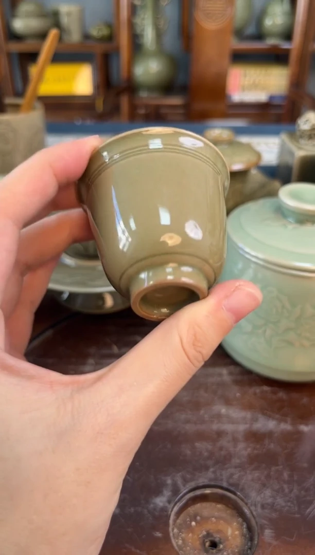 杯子纯手工煤烧铃铛杯