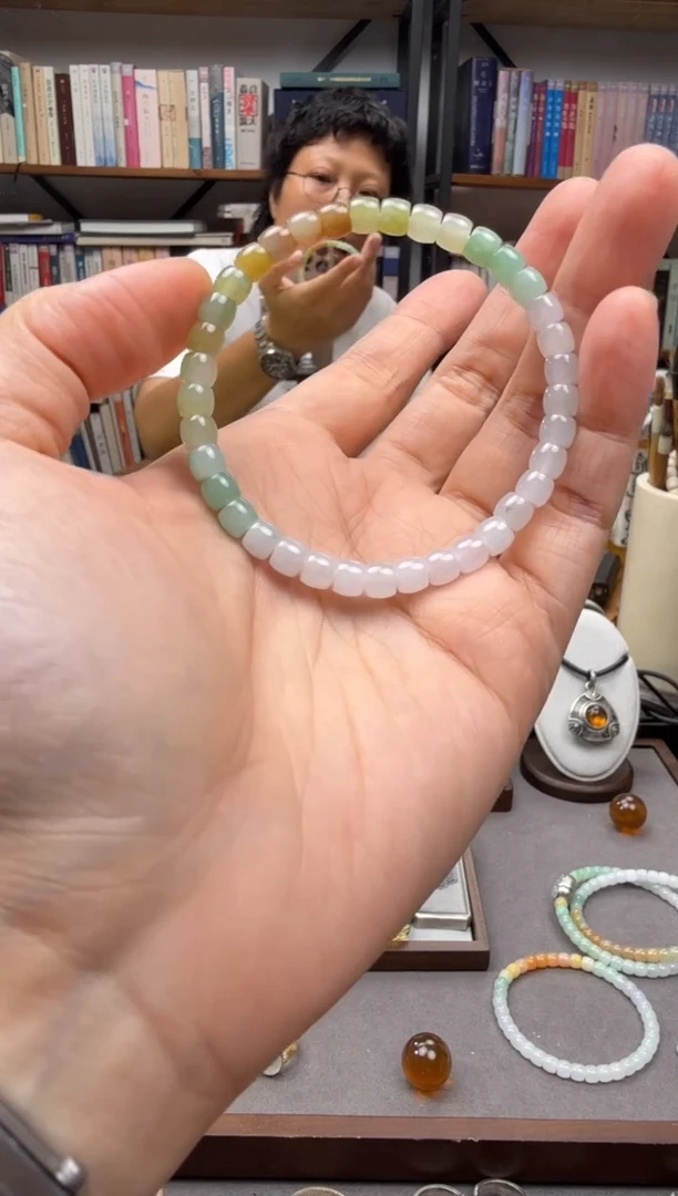 颈饰未镶嵌翡翠翡翠手串