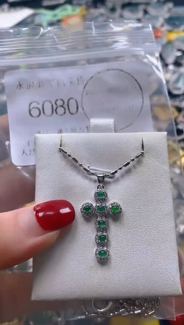 吊坠(不含链)未镶嵌翡翠6080