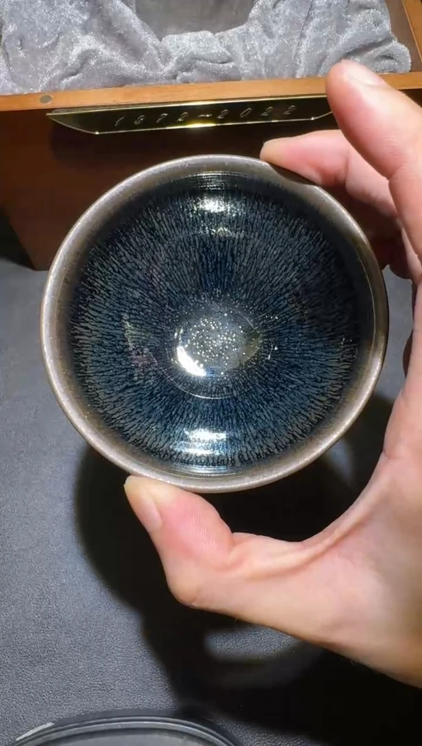 茶盏孙建兴银毫盏85