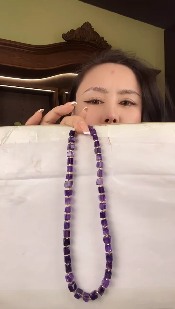 颈饰未镶嵌紫晶多样性发一