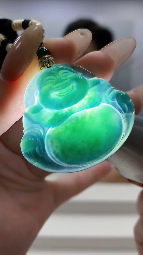 未镶嵌定制翡翠4917lr-毛货挂件73