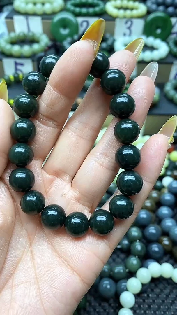 手串未镶嵌和田玉踏青12