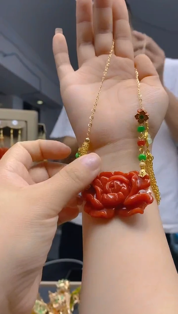 【闪购商品】翡翠耳饰合金277翡翠锁骨链