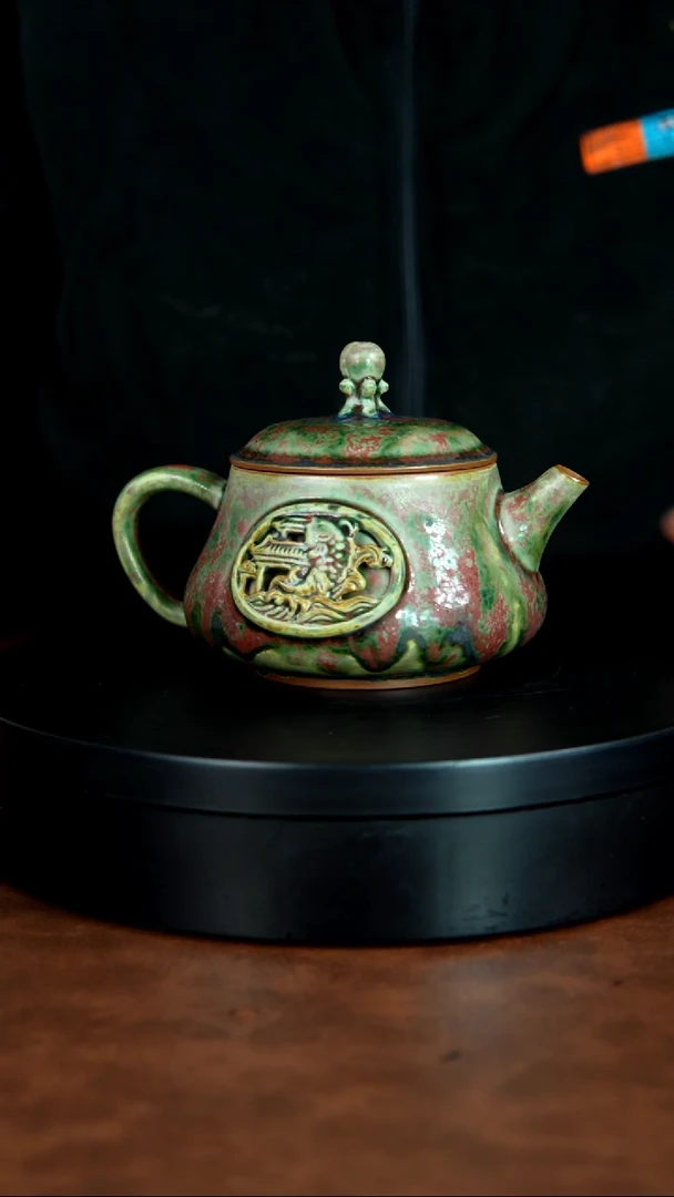 240号/禹州神垕特产】原矿原产地钧瓷茶具
