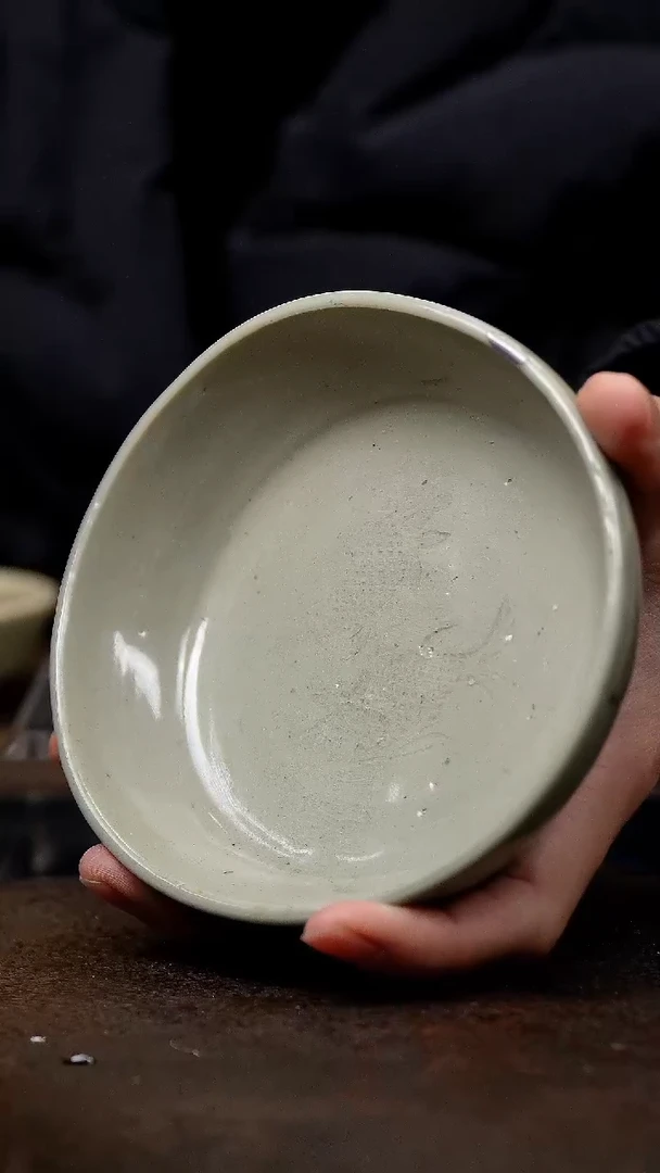 【闪购商品】紫砂茶壶盘子双鱼盘