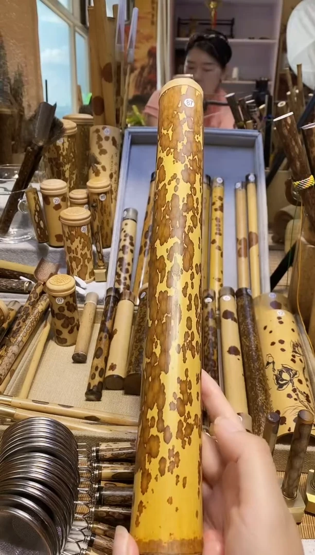 平***真梅妃竹精品大长筒一个