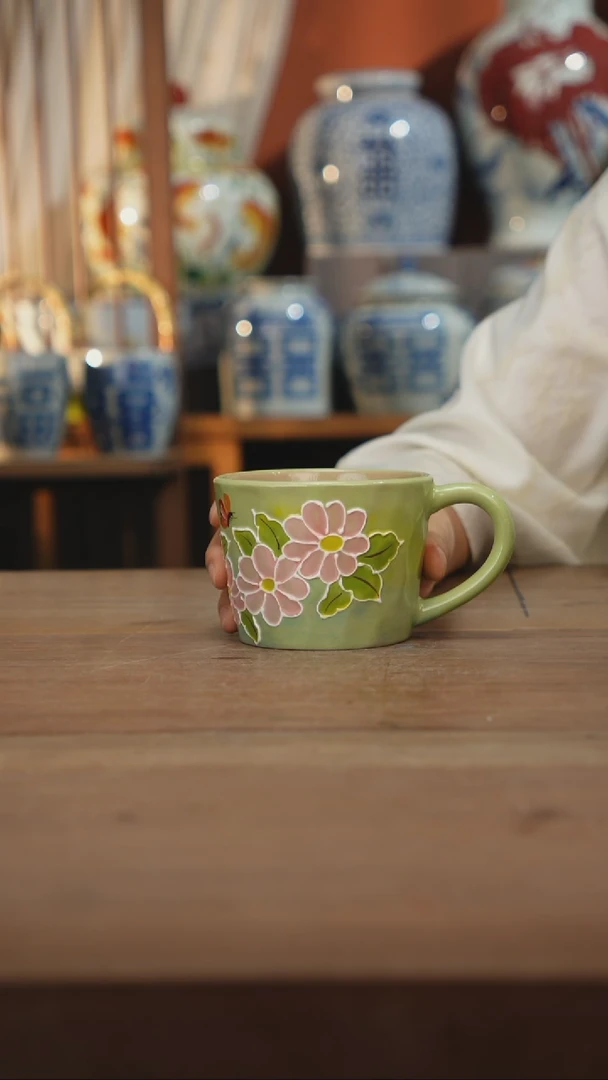 现代 景德镇设计师釉下手绘陶瓷餐具