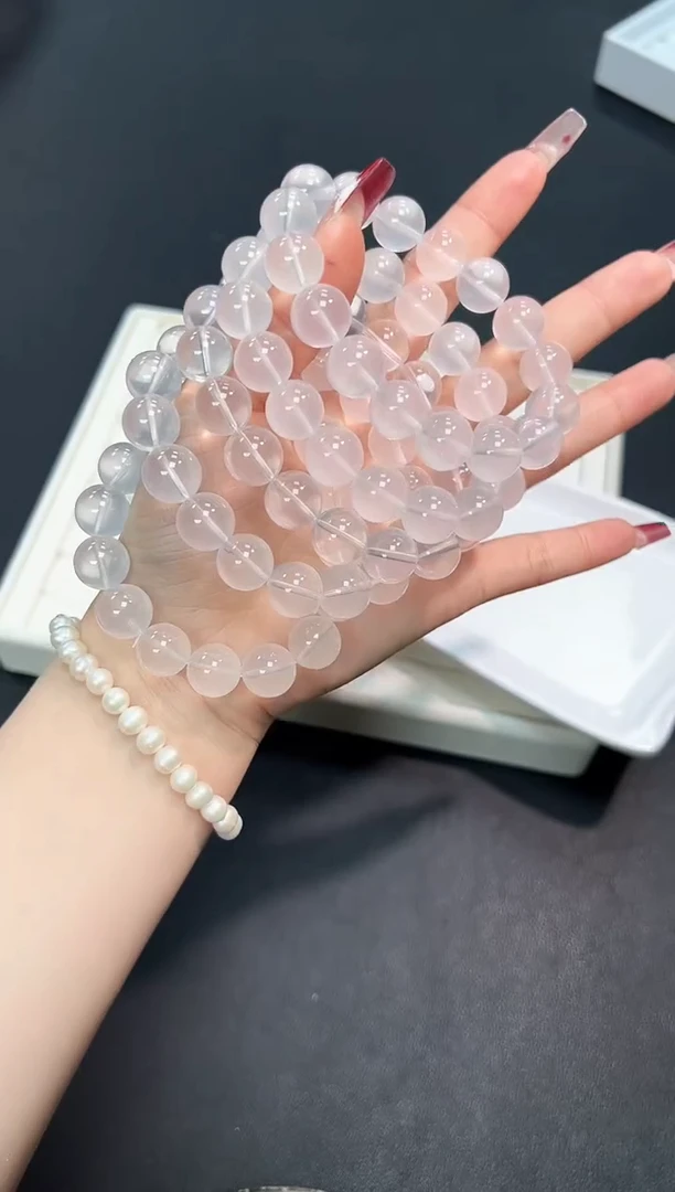 【闪购商品】水晶手串未镶嵌93O多样性发其一/1条12mm默认微瑕