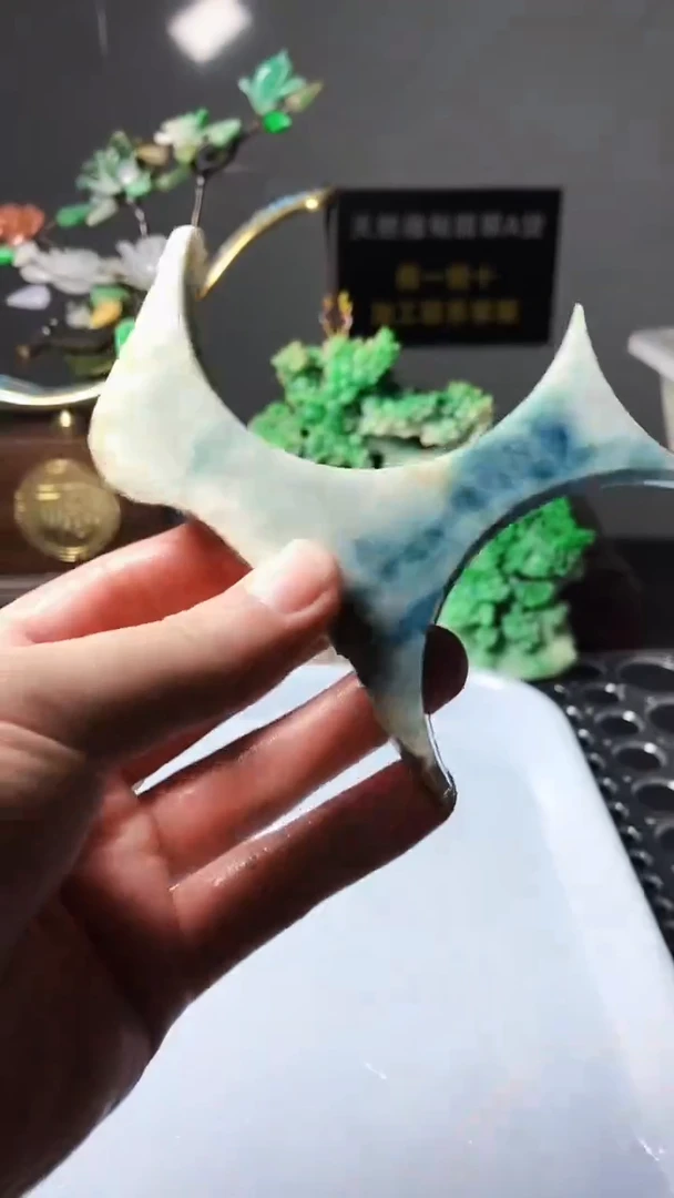翡翠未镶嵌颈饰天然A货翡翠