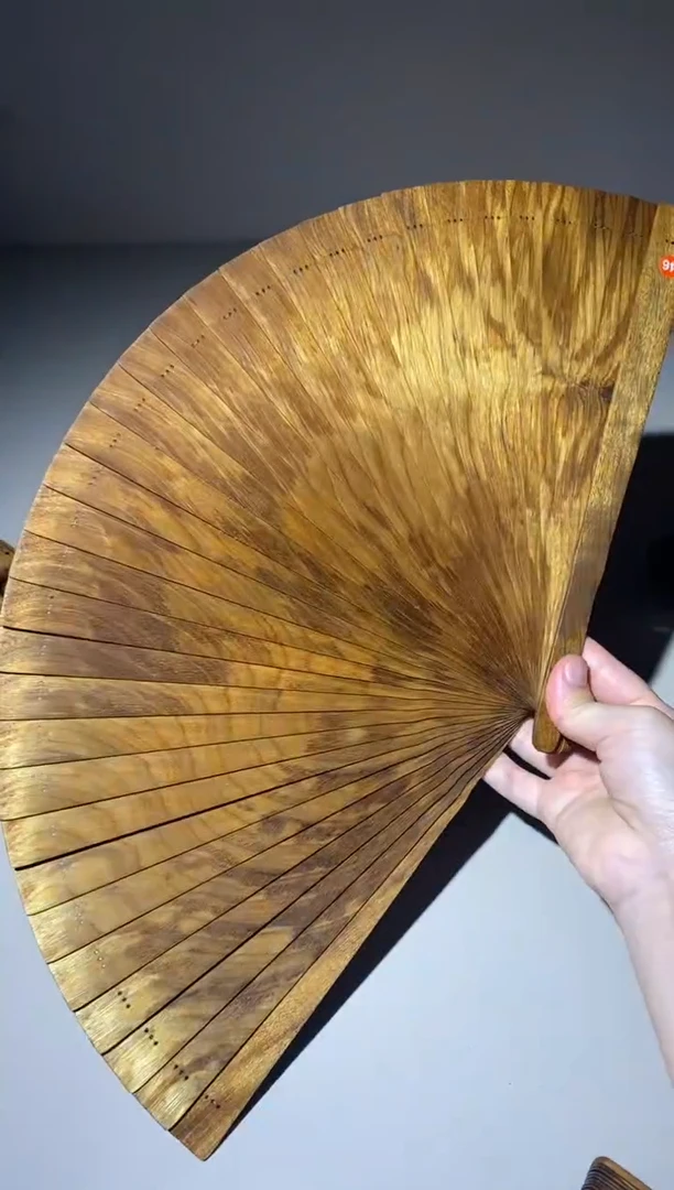 金丝楠26cm金丝楠木小叶桢楠扇红46