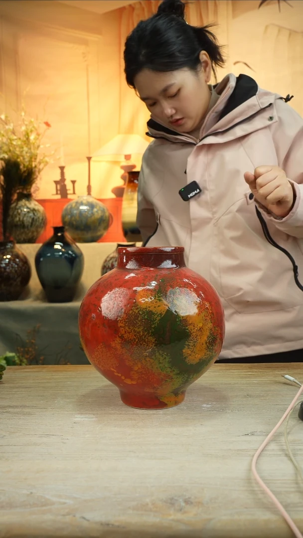 高26口10陶瓷花瓶花器