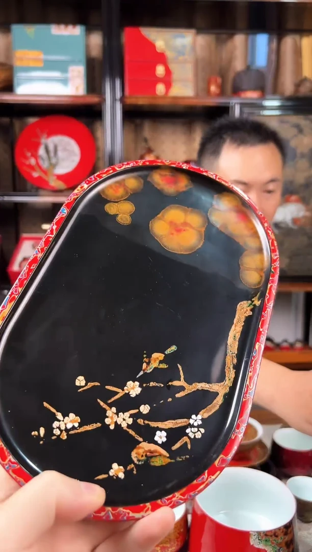 大漆茶盘太古大漆