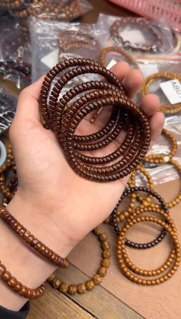 手串紫金鼠A957 咖皮卡4*7鼠尖纯肉实心 陈籽