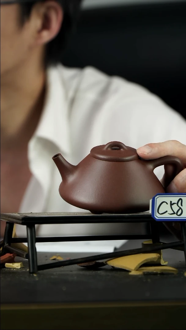 茶壶紫砂C58【小四紫砂】