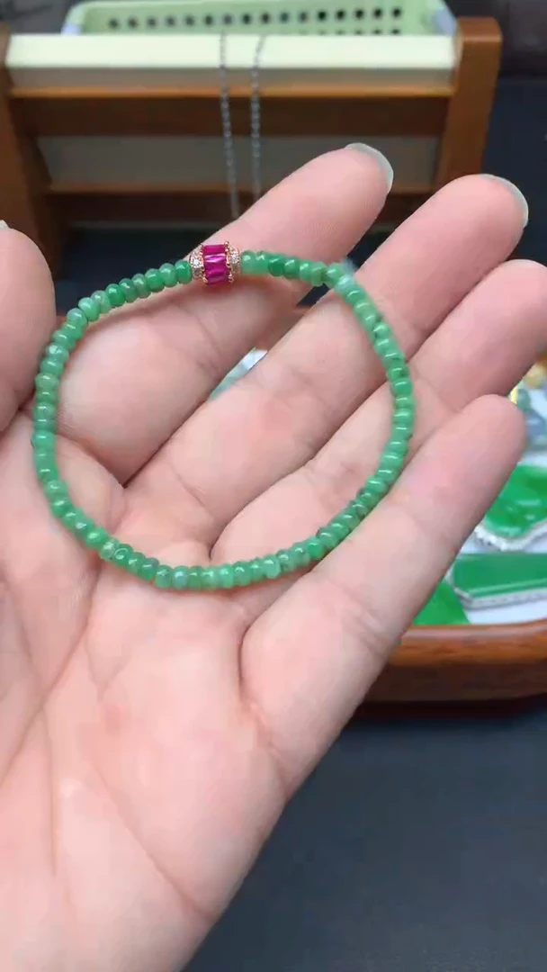 【闪购商品】翡翠手串未镶嵌7-天然翡翠