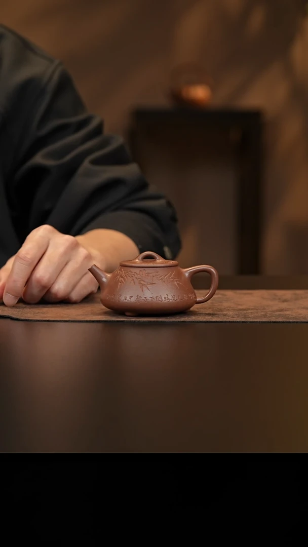 【闪购商品】紫砂茶壶允禾斋wyst 底槽青 平盖 130c