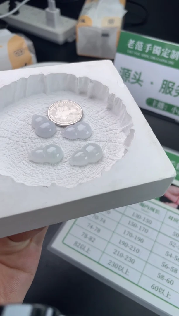 【闪购商品】翡翠颈饰未镶嵌W008-31230多样性发一