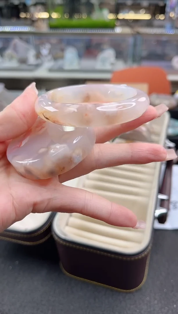 未镶嵌手镯石英质玉54圈口 （赠品镯心）3515671