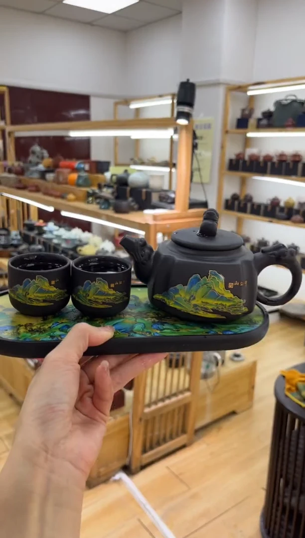 【闪购商品】紫砂大白茶具高端紫砂大白茶具高端紫砂