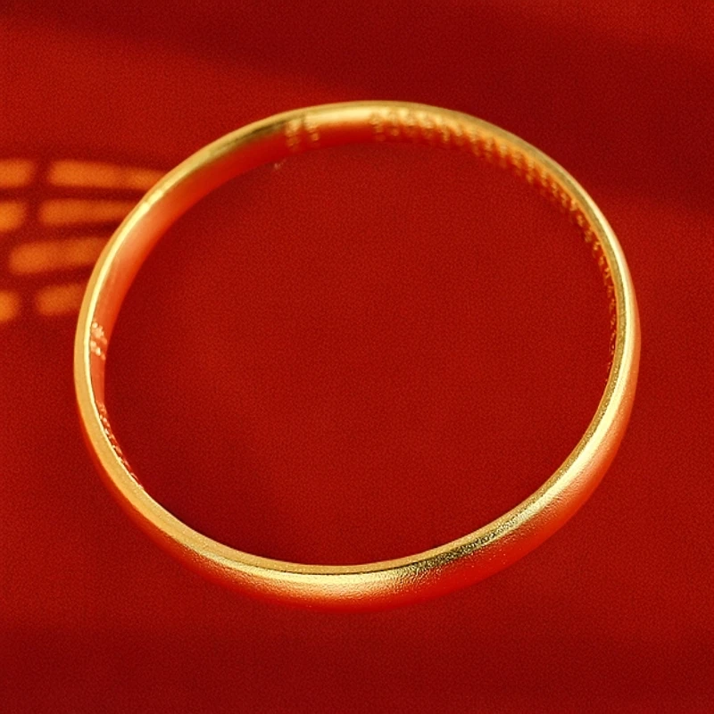 【婷姐】轻奢时尚国潮流行大气百搭合金宽版手镯（ZL73327）