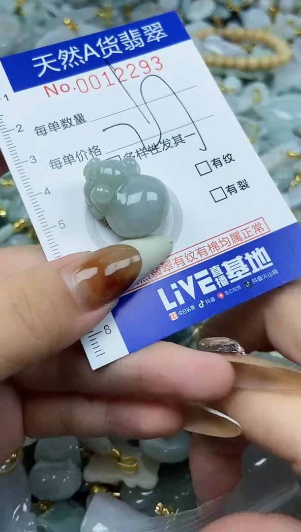 【闪购商品】翡翠颈饰未镶嵌天然A货翡翠