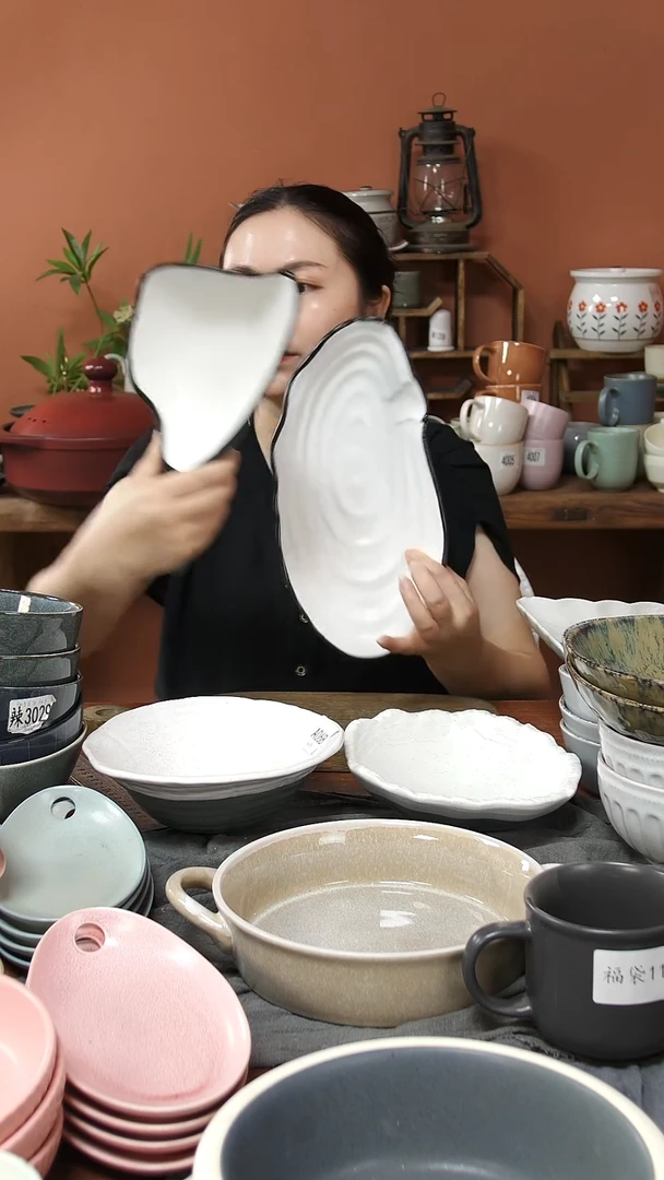 陶瓷A068陶瓷餐具4件套微瑕