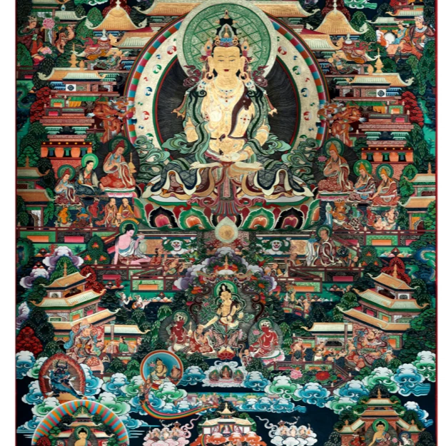 卷轴唐卡商品大日如来092