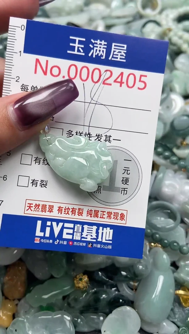 颈饰未镶嵌翡翠2405