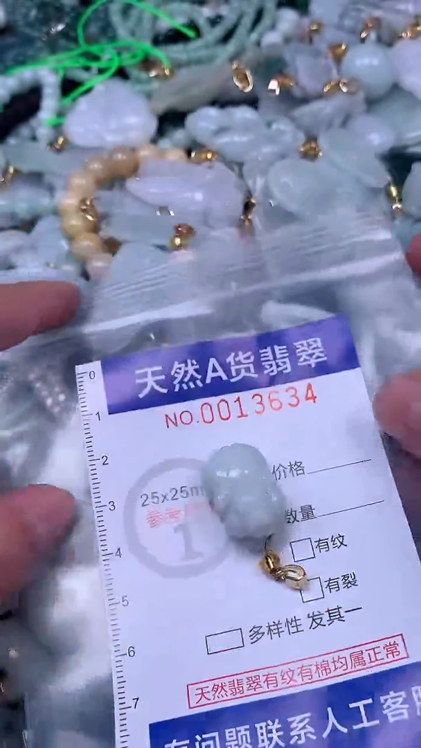 吊坠(赠链)未镶嵌翡翠1