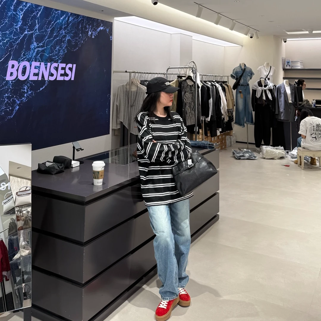 90151-条纹针织衫-BOENSESI