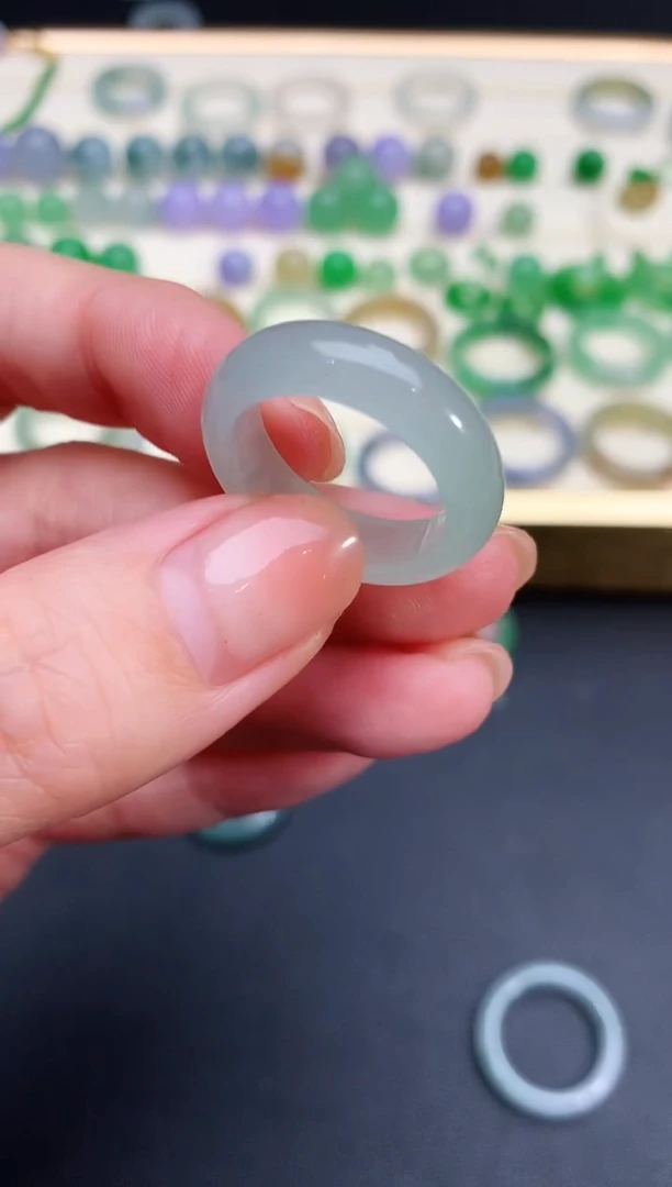 翡翠戒圈未镶嵌43|1680+0