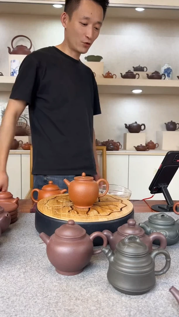 茶壶紫砂平盖 降坡泥 半手工