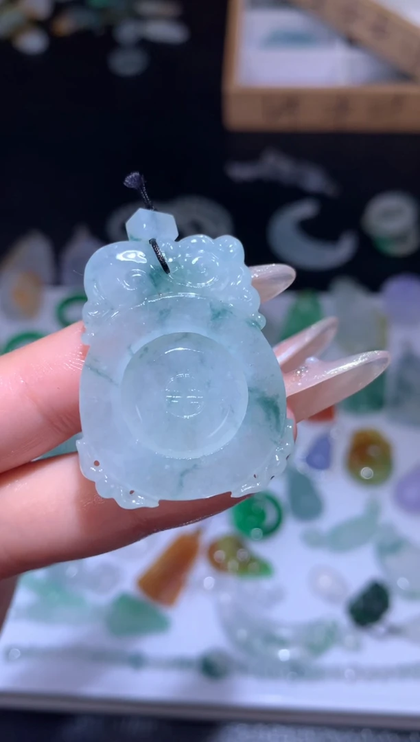 未镶嵌定制翡翠仿古牌