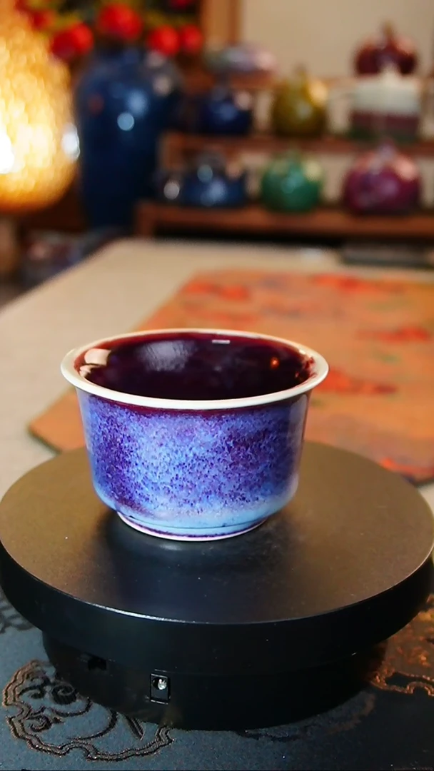 【闪购商品】瓷片491  玉石釉马蹄杯