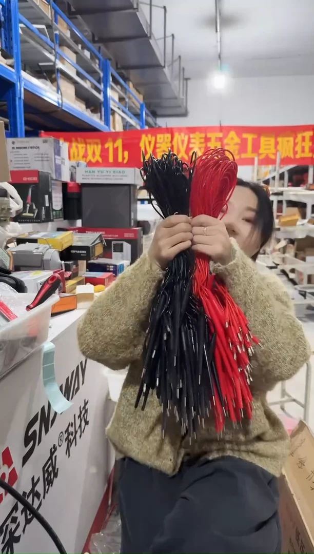 黑红表笔线 万用表，钳形表通用