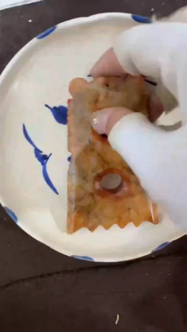 瓷片手工，手绘，瓷器