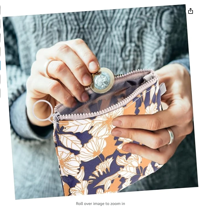 【发4个】ins风韩版布包小清新零钱包13*13