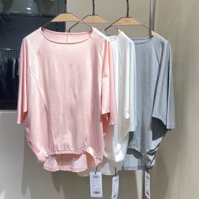 【深圳高货奥莱】春夏款新品宽领中袖上衣 YA61FT5360