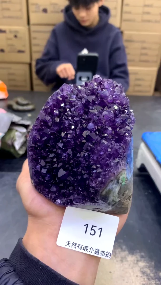 【闪购商品】水晶摆件未镶嵌天然高品质紫晶151