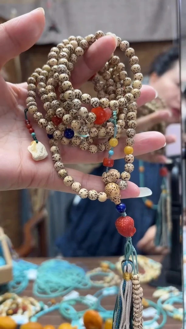 星月菩提吊坠斜跨多样性发一件设计款