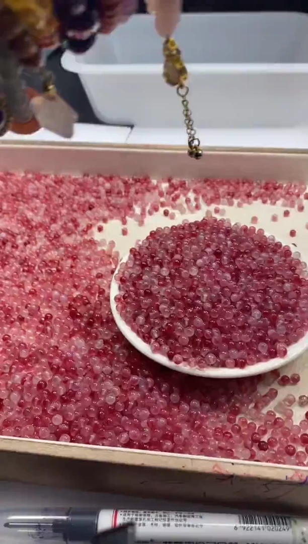 【闪购商品】玛瑙/玉髓颈饰未镶嵌w623桃花玉4mm*100颗